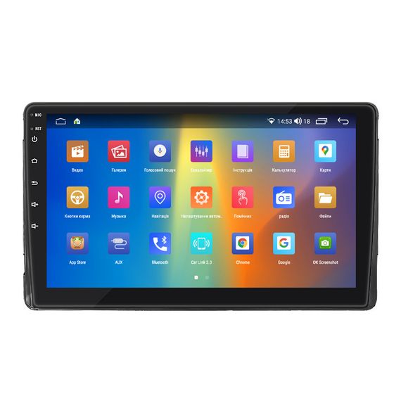 Штатная магнитола 9" Lesko для Toyota Matrix II (E140) 2008-2014 4/64Gb CarPlay 4G Wi-Fi GPS Prime Тойота | Зображення 1