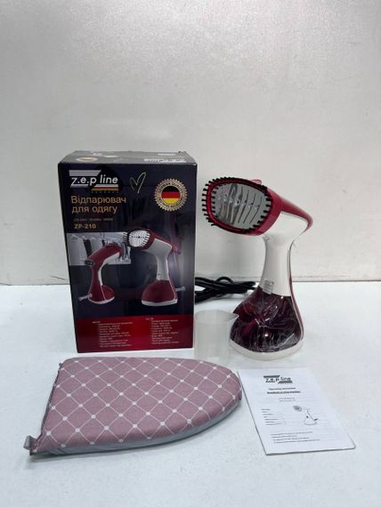 Відпарювач вертикальний ручний для одягу Zepline ZP-210-Red 2000 Вт червоний | Зображення 3