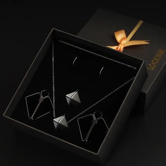Затискачі для сосків з важкою підвіскою LOCKINK Nipple Clamps with Heavy Pendant Сірий | Зображення 2