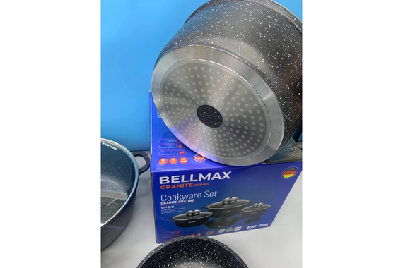Набор посуды 9 предметов Bellmax Cookware Set BM-120 | Зображення 7