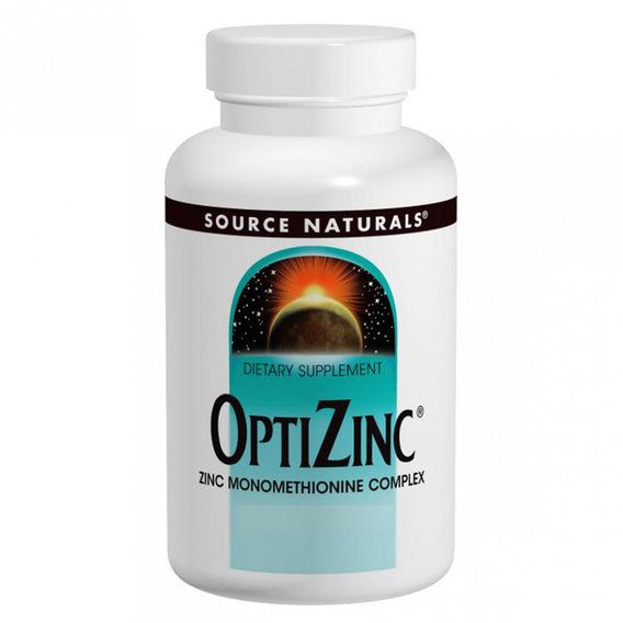 Микроэлемент Цинк Source Naturals OptiZinc 60 Tabs