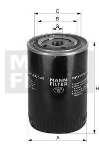 Фільтр масляний двигуна MITSUBISHI L200, PAJERO SPORT II 2.5 DI-D 06- (вир-во MANN) MANN-FILTER W9066 на MITSUBISHI TRITON (KB_T, KA_T)