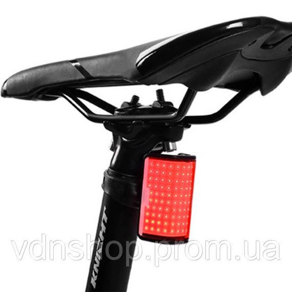 Стоп-сигнал з миготливим світлом WQB-514, Мигалка задня на акумуляторі для велосипеда GB-67 | Зображення 1