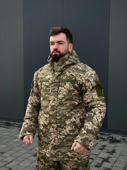 Теплий Зимовий Бушлат B&L піксель