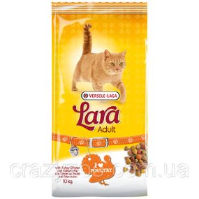 Сухой корм для котов Lara with Turkey & Chicken с индейкой и курицей 10 кг 410615