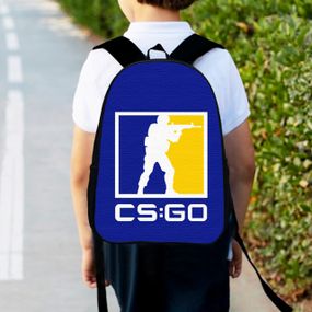Рюкзак дитячий  контр-страйк CS:GO "Counter-Strike" 34х27см, міський ранець для хлопчика з принтом (00350)
