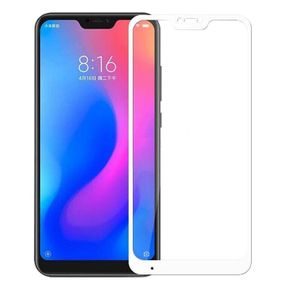 Захисне скло 2.5D на весь екран для Xiaomi MiA2 lite / Redmi 6 Pro колір Білий