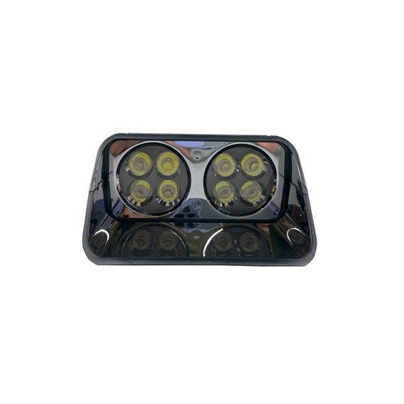 Проблисковий LED-маячок стробоскоп 9-80В білий спалах 165х140х70 мм