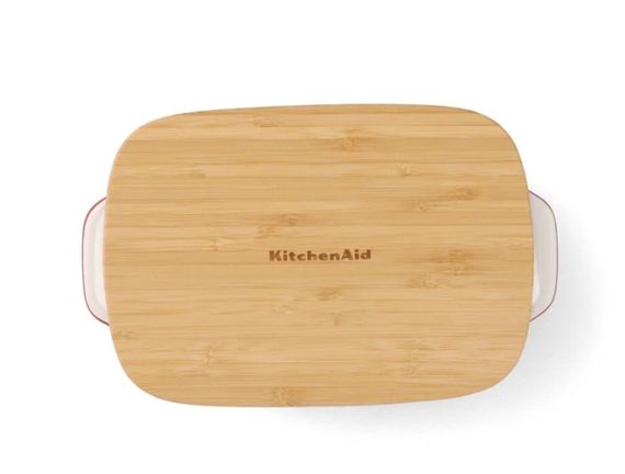 Форма для запікання з кришкою KitchenAid СС006108-001 8,8 х24, 8х40, 4 см 3.8 л червона | Зображення 6