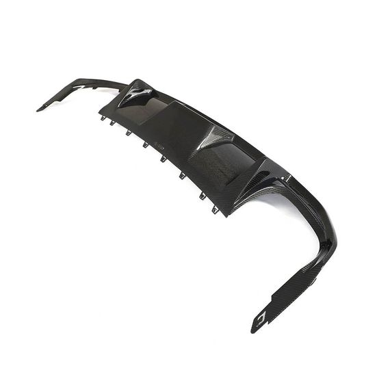 Дифузор заднього бампера V1 (для S-Line SD 2020-2023, Карбон) для Ауди A3 2020- рр | Зображення 6