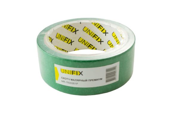 Лента клейкая малярная MR-7830261P премиум 38мм*20м UNIFIX | Зображення 1