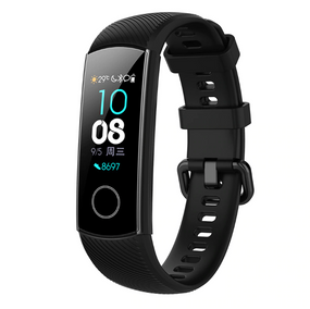 Силіконовий ремінець Primo для фітнес-браслета Huawei Honor Band 4 / 5 - Black