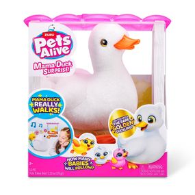 Интерактивная игрушка Pets &amp; Robo Alive Pets Alive S1 – Мама уточка с сюрпризом (9548)