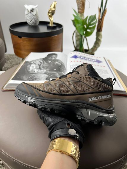 Мужские зимние кроссовки  Salomon XT-6 Brown Fur, Вьетнам 46 | Зображення 1