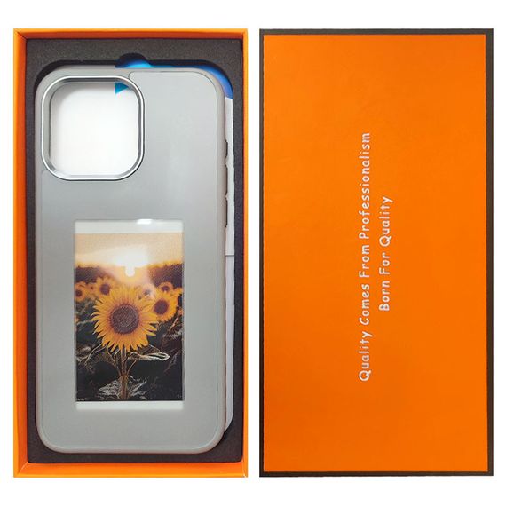 TPU+PC чохол Ink Show 2.0 для Apple iPhone 14 Pro (6.1") Grey | Зображення 4