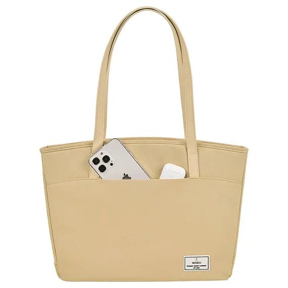 Сумка для ноутбука WIWU Ora Tote 16'' Biege | Зображення 1