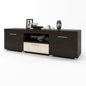 Тумба Еверест ТВ 1500 Британія 150х38х46 венге/дуб молочний (EVR-2260)