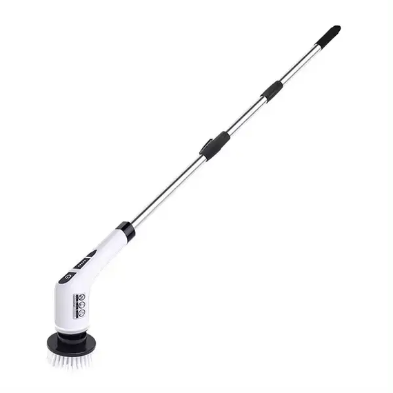 Електрична щітка для прибирання Cleaning Brush, набір 9 в 1, біла, товари для дому | Зображення 2