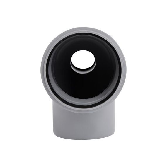 Колено канализационное с отводом TA Sewage 50х110х110, 90° (назад) | Зображення 4