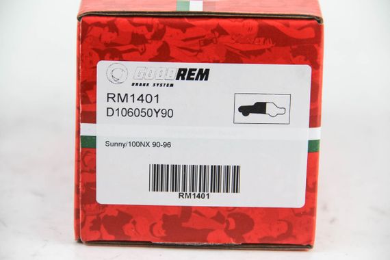 Колодки передні гальмівні Sunny/100NX 90-96, GOODREM (RM1401) | Зображення 2