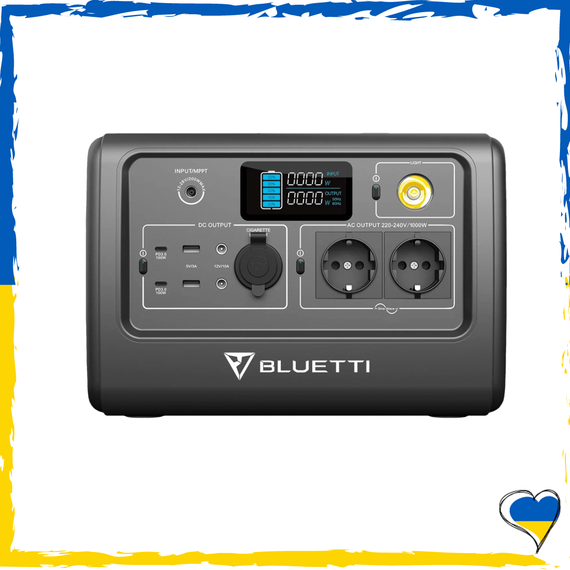 Портативна зарядна станція Bluetti PowerOak EB70, 1000 Вт, 716 Вт*ч | Зображення 1