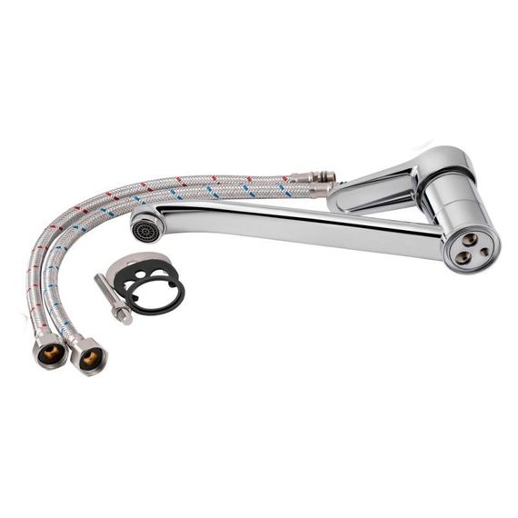 Смеситель для кухни Lidz Nicole 002 (k35) LDNIC002CRM21878 Chrome | Зображення 5