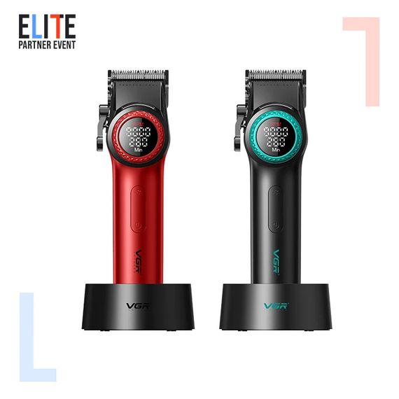 Акумуляторна машинка для стрижки 9000 RPM XPRO Clipper VGR V-001 RED (45686-V-001 RED,_1846) | Зображення 1