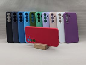 Samsung Galaxy S25 FE | Протиударний чохол | Soft Touch | Червоний