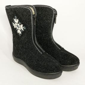 Жіночі чоботи 39р 25см. Хутряні, високі, утеплені, Теплі капці чуні, Суконні зимові бурки