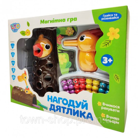 Магнитная игра FT 0015 Накорми дятла 27х21х10 см | Зображення 2
