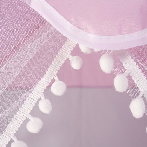 Детская палатка Kruzzel 22653 с LED светом Розовая | Зображення 4