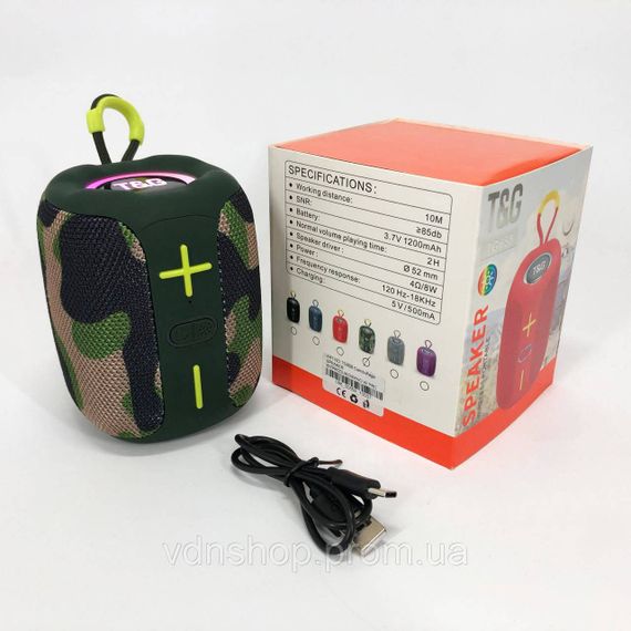 Акустичні колонки з led підсвічуванням TG658, Колонка для вечірок на дачі, Хороша bluetooth колонка PS-58 | Зображення 7