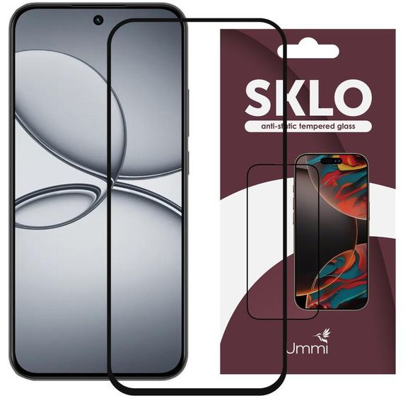 Захисне скло SKLO 3D для Realme C85 Чорний