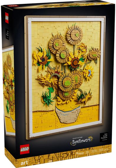 Конструктор LEGO ART Vincent van Gogh — Подсолнухи 31215