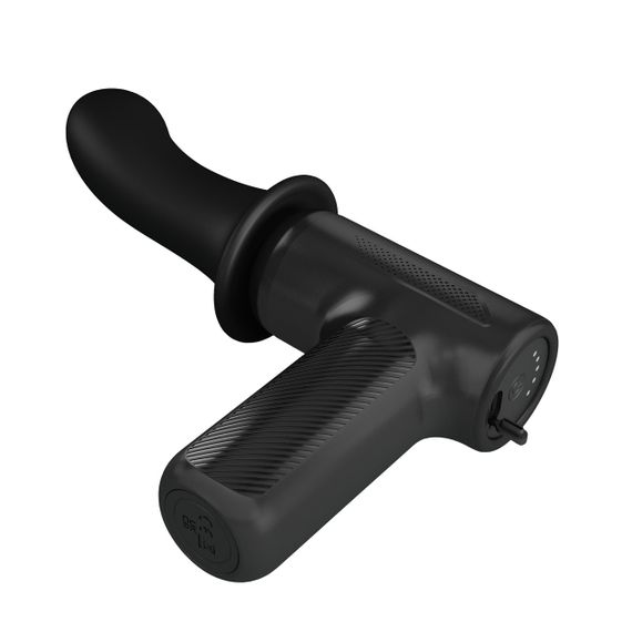 Вибромассажер пистолет Dj Doctor Massage Gun черный, 12.1 х 3.8 см sexstyle | Зображення 7