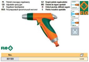 Пистолет распылитель Польша ороситель 1/2" FLO-89189