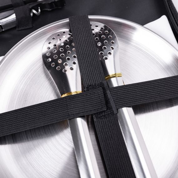 Набір посуду для пікніка на 4 особи 24 предмети Сріблястий HP-21-1 | Зображення 5