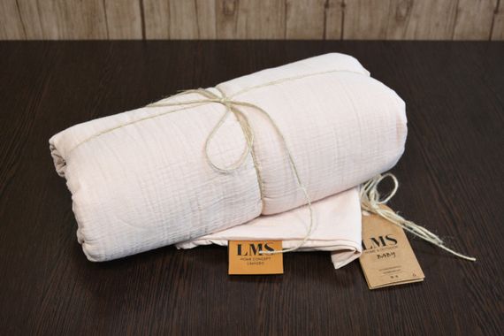 Дитяча постільна білизна Limasso Dubrovnik Muslin Baby 100х150 см Camello Roses | Зображення 2