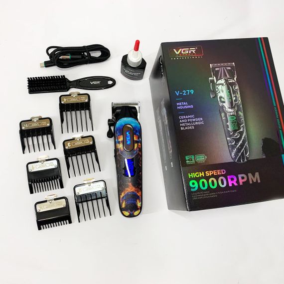 Акумуляторна машинка для стрижки VGR V-279 RED | Зображення 6