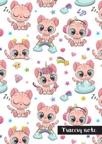 Блокнот 4Profi "Tracery note" cats 40 листов  формат А6 905096