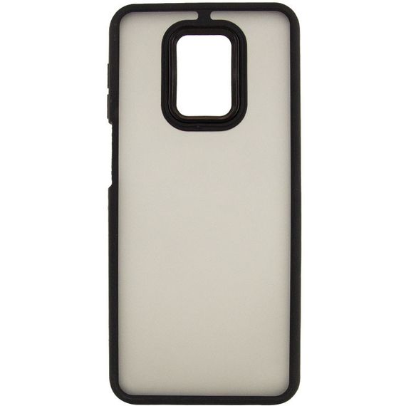 Чохол TPU+PC Lyon Frosted для Xiaomi Redmi Note 9s / Note 9 Pro / Note 9 Pro Max Black | Зображення 1