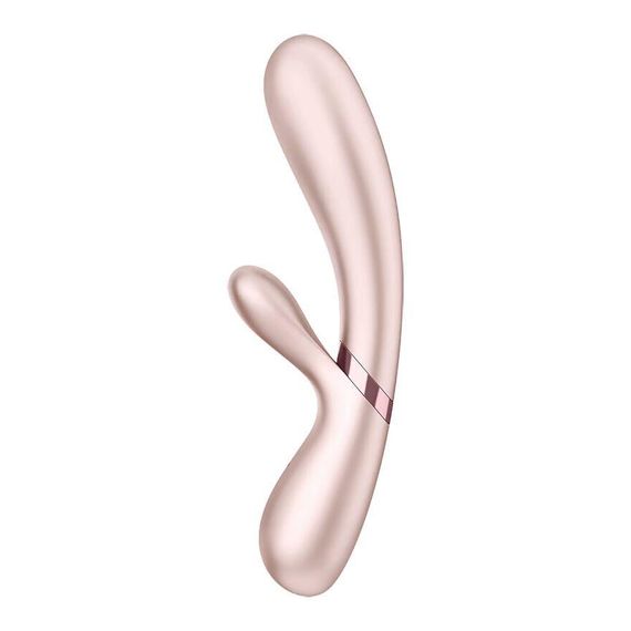 Смарт вібратор-кролик із підігрівом Satisfyer Hot Lover Nude Sex Aura
