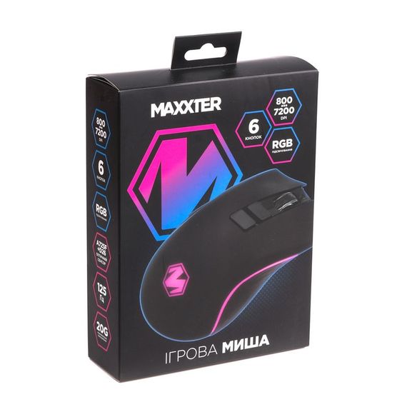 Миша дротова ігрова Maxxter McG-7B-I725 | Зображення 4