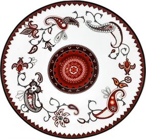Тарілка 22,8 см Орнамент SNT 30002-1465