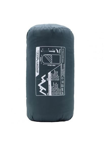 Спальный мешок (спальник) одеяло SportVida SV-CC0063 +2 ...+ 21°C R Navy Green/Red | Зображення 8