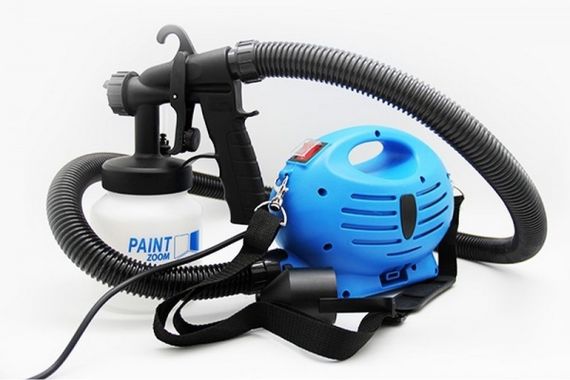 Краскораспылитель Профессиональный Paint Zoom (Пейнт зум), краскопульт электрический, распылитель краски | Зображення 5
