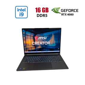 Ігровий ноутбук Б-клас MSI Creator 16 AI Studio A1VHG / 16" (3840x2400) IPS / Intel Core Ultra 9 185H (16 (22) ядер по 3.9 - 5.1 GHz) / 16 GB DDR5 / 1000 GB SSD NVMe / nVidia GeForce RTX 4080, 12 GB GDDR6, 192-bit / WebCam б/в