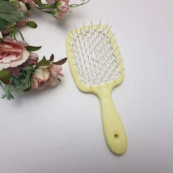 Гребінець для волосся Janeke 1830 Superbrush The Original Italian 93SP226GIA Soft Yellow | Зображення 1