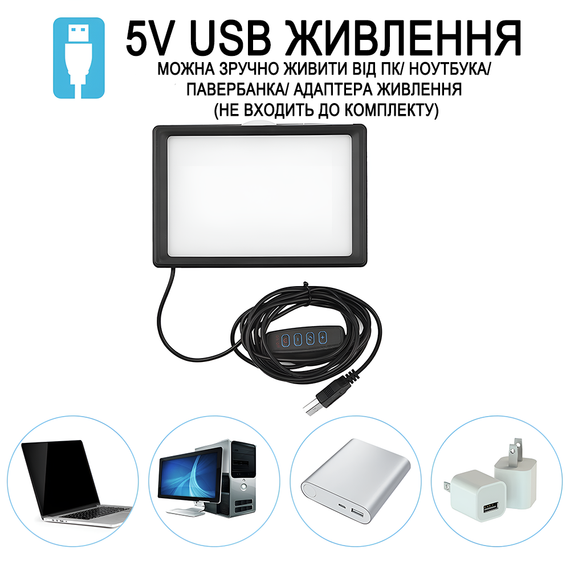 Светодиодный комплект освещения Andoer VLK-03 с настольным креплением | Постоянный видеосвет с цветными фильтрами | Зображення 7