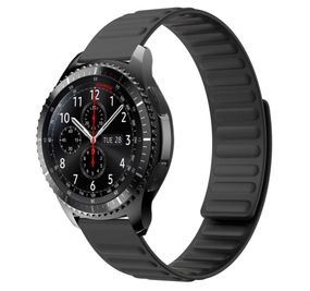 Силіконовий магнітний ремінець Primolux Magnet для годинника Samsung Gear S3 Classic SM-R770 / Frontier RM-760 - Black